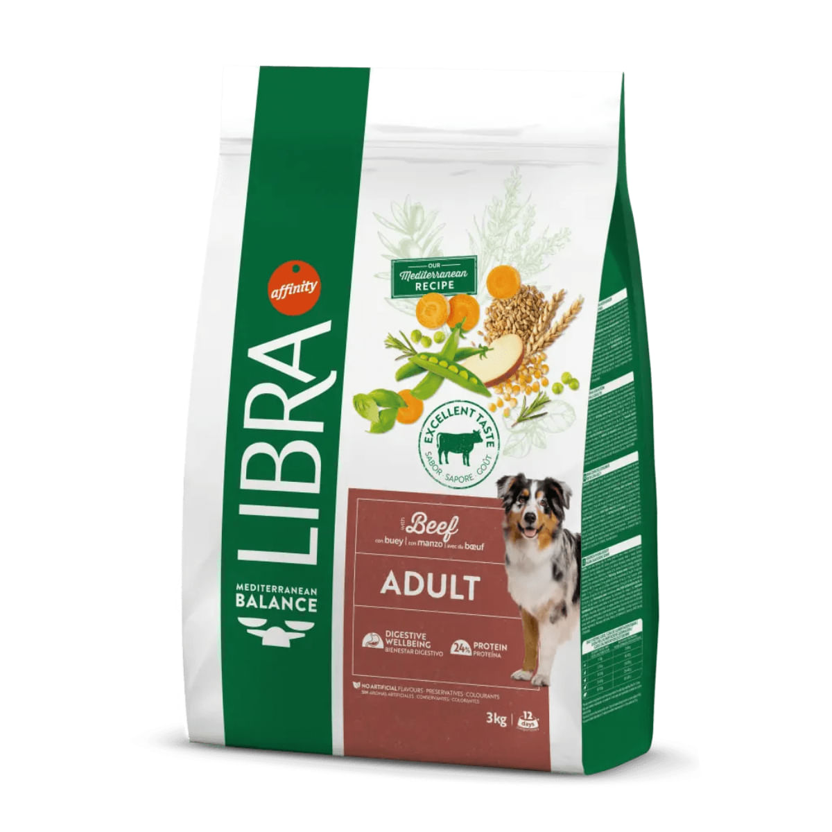 LIBRA Mediterranean Balance XS-XL, Vită, hrană uscată câini, 14kg - poza 3