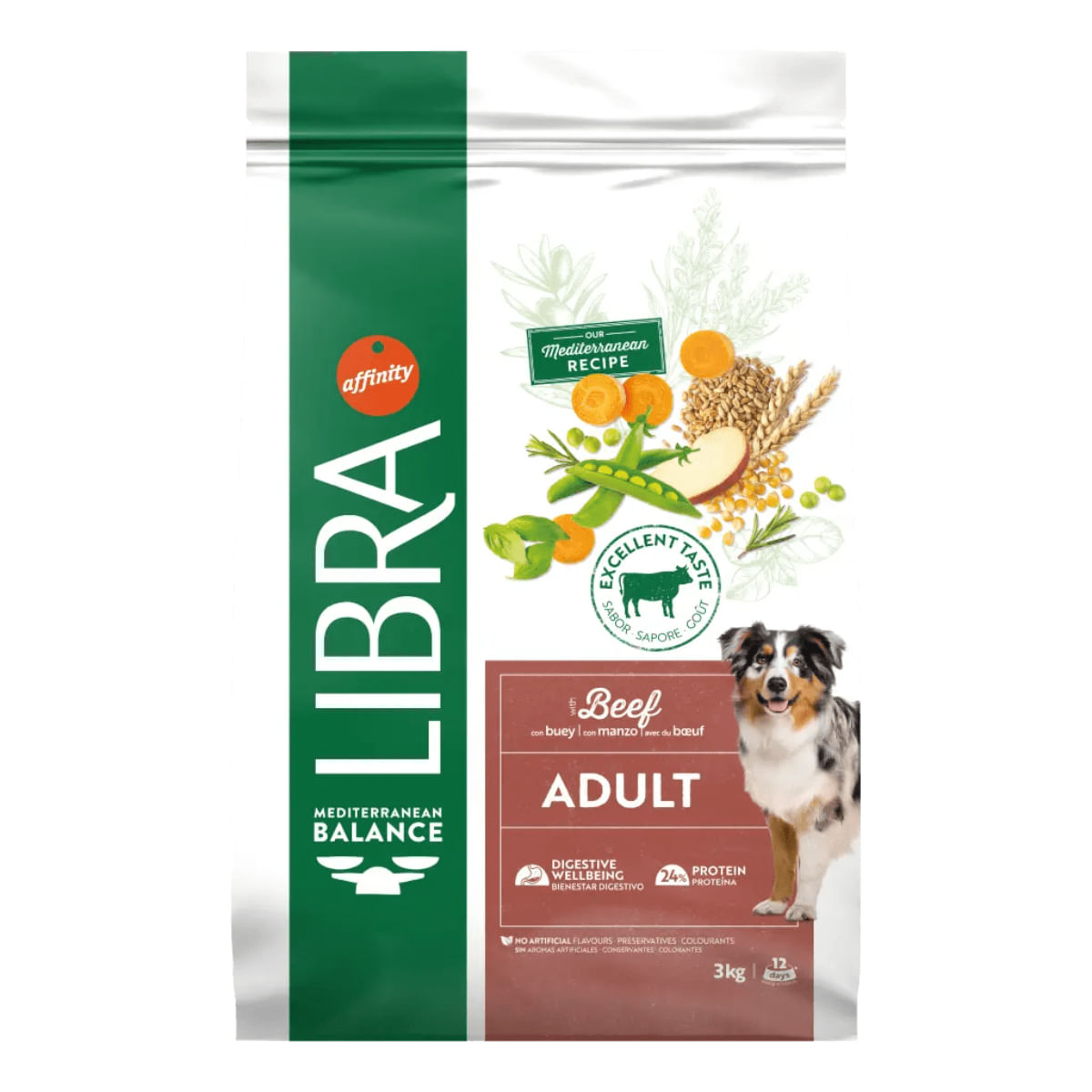 LIBRA Mediterranean Balance XS-XL, Vită, hrană uscată câini, 14kg - poza 5
