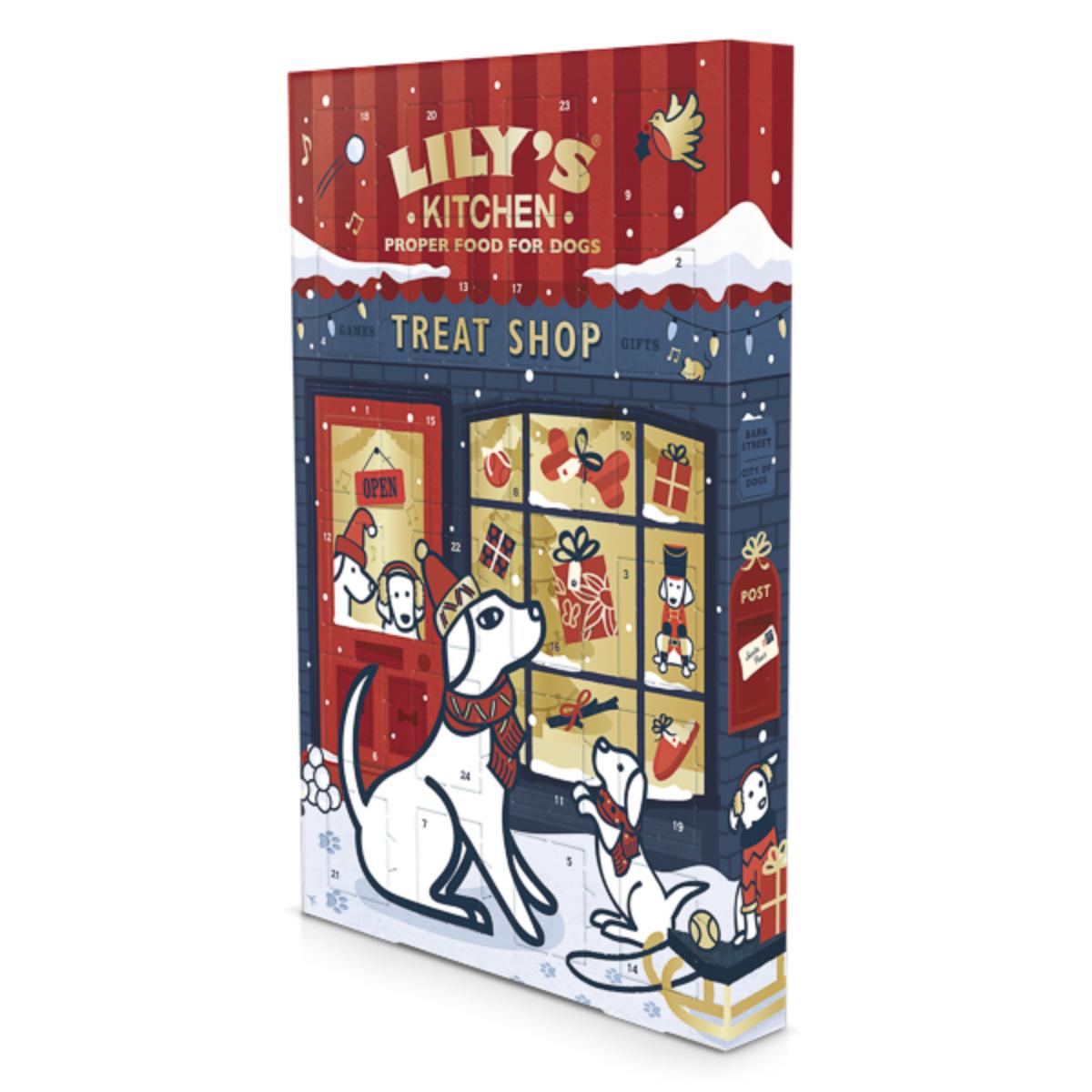 LILY'S KITCHEN Christmas Advent Calendar, XS-XL, cutie recompense câini, 68g - poza 1