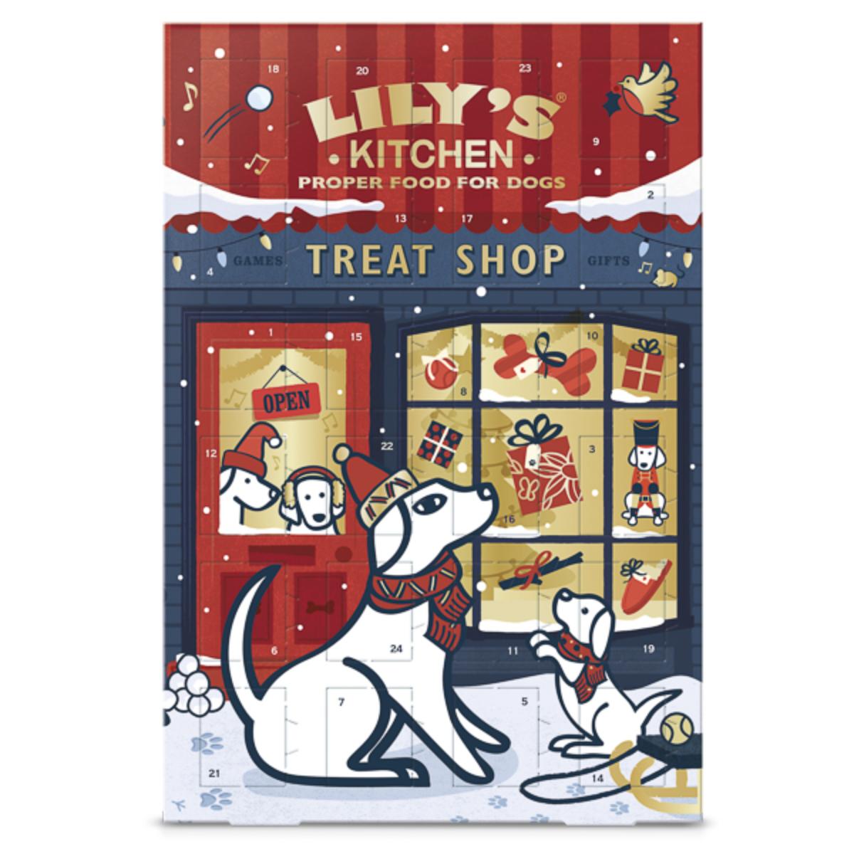 LILY'S KITCHEN Christmas Advent Calendar, XS-XL, cutie recompense câini, 68g - poza 3