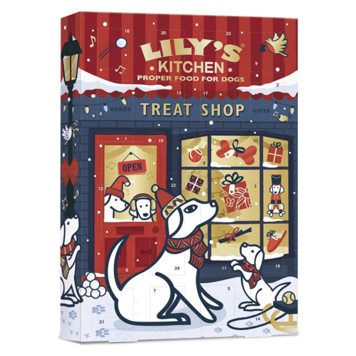 LILY'S KITCHEN Christmas Advent Calendar, XS-XL, cutie recompense câini, 68g - poza 4