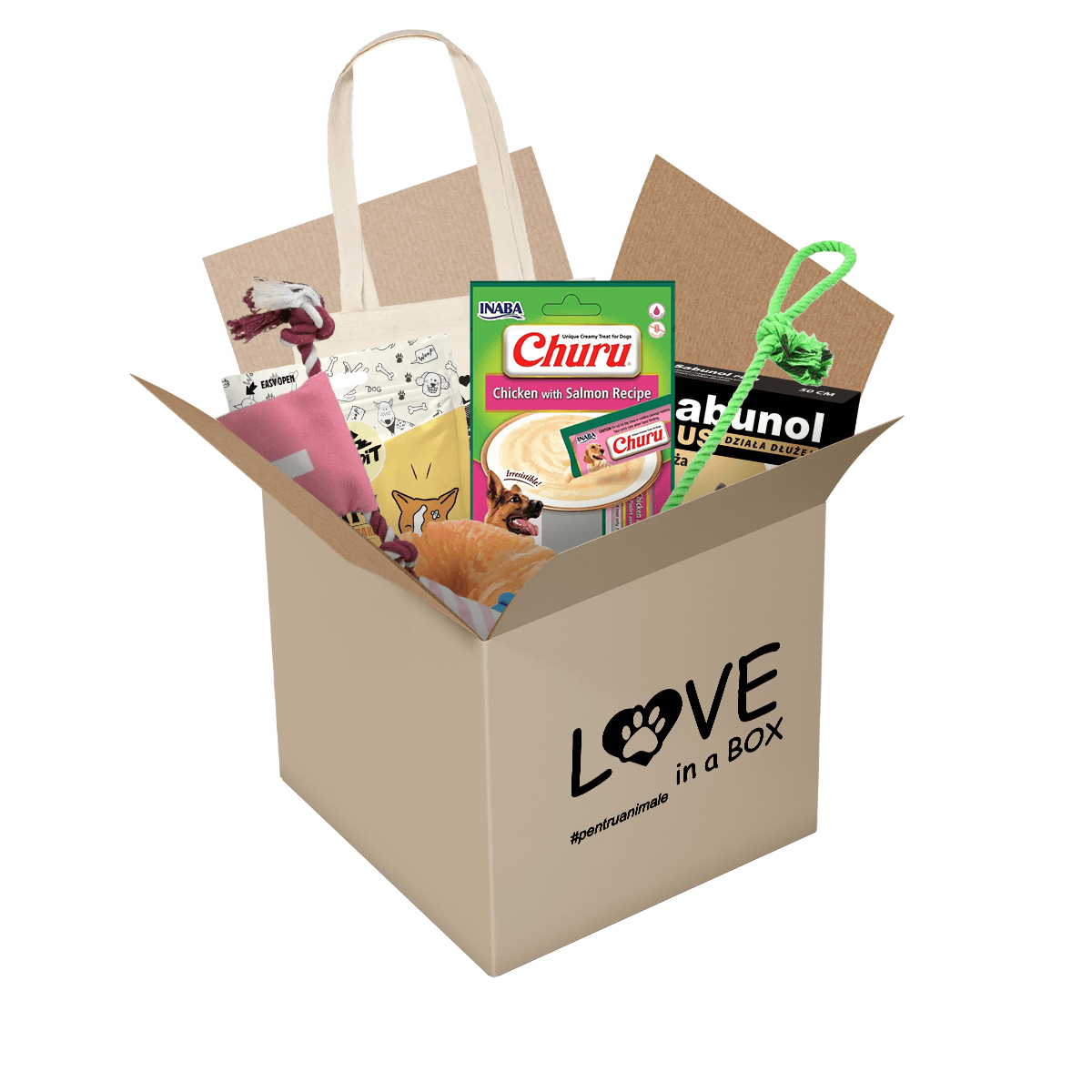 Love in a Box pentru Cainele Tau de Talie Medie, Editie Limitata "Luna Iubirii" - poza 1