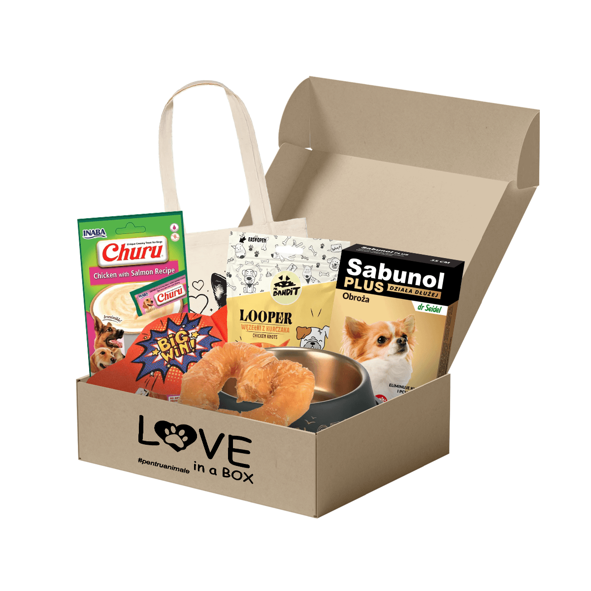 Love in a Box pentru Cainele Tau de Talie Mica, Editie Limitata "Luna Iubirii" - poza 1