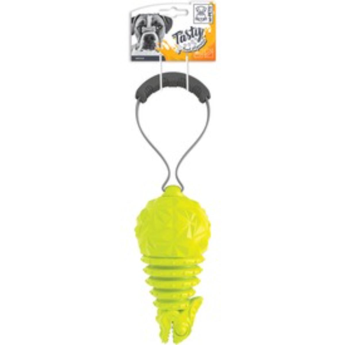 M-PETS Drogo, jucărie interactivă câini, eliberare recompense, dentiție, cauciuc M-PETS Drogo, jucărie interactivă câini XS-M, eliberare recompense, dentiție, cauciuc, verde, 8.5x8.5cm - poza 1
