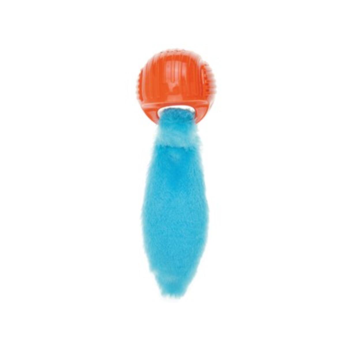 M-PETS Foxball, jucărie minge, câini, activități fizice, cauciuc M-PETS Foxball, jucărie minge, câini XS-M, activități fizice, cauciuc, portocaliu și albastru, 24.7cm - poza 2
