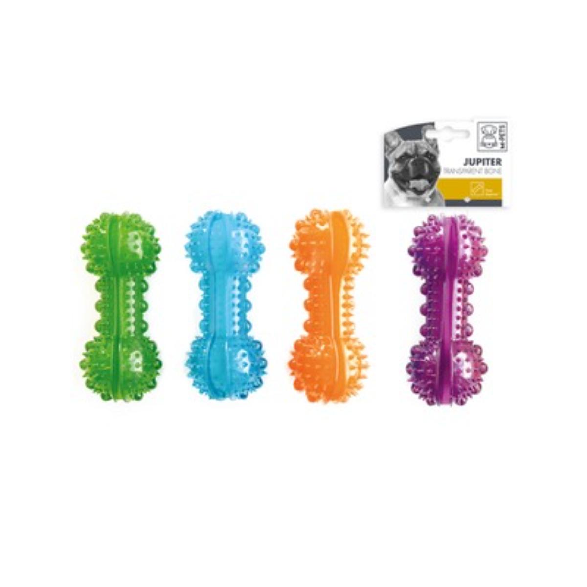 M-PETS Jupiter , jucărie de ros câini L, dentiție, cauciuc, diverse culori, 15cm - poza 1