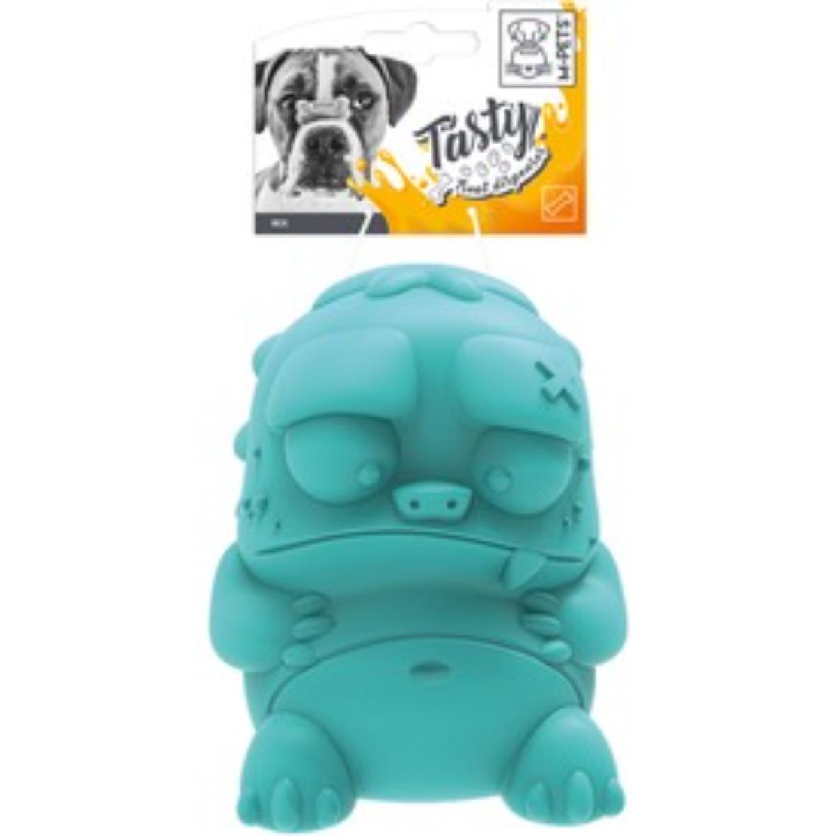 M-PETS Rex, jucărie interactivă câini, eliberare recompense, cauciuc M-PETS Rex, jucărie interactivă câini S-L, eliberare recompense, cauciuc, albastru, 10.5x9cm - poza 1