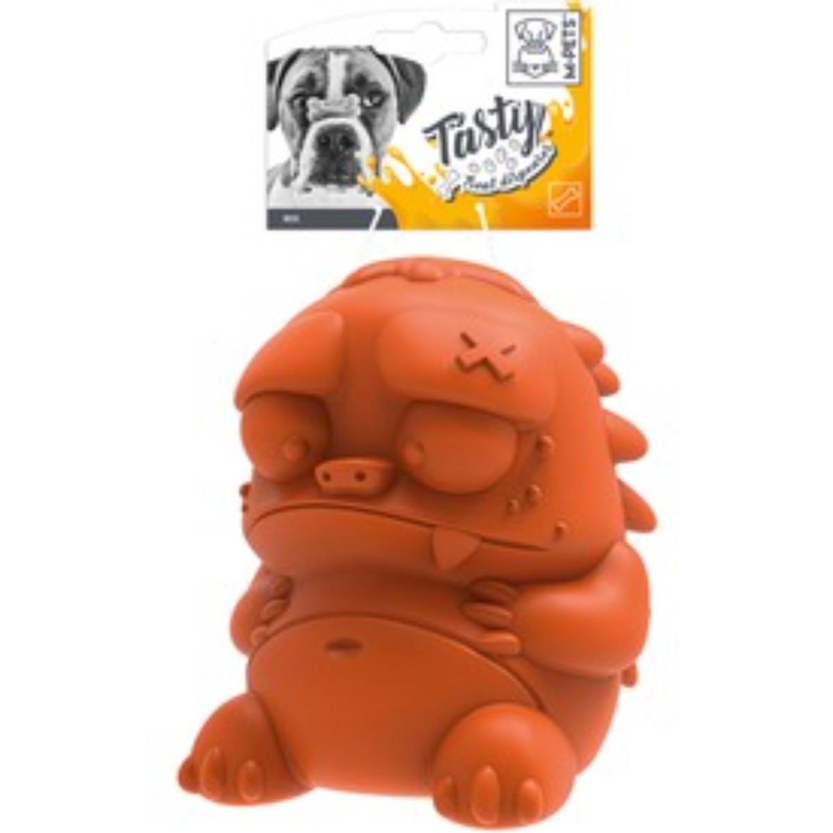 M-PETS Rex, jucărie interactivă câini, eliberare recompense, cauciuc M-PETS Rex, jucărie interactivă câini S-L, eliberare recompense, cauciuc, portocaliu, 10.5x9cm - poza 2