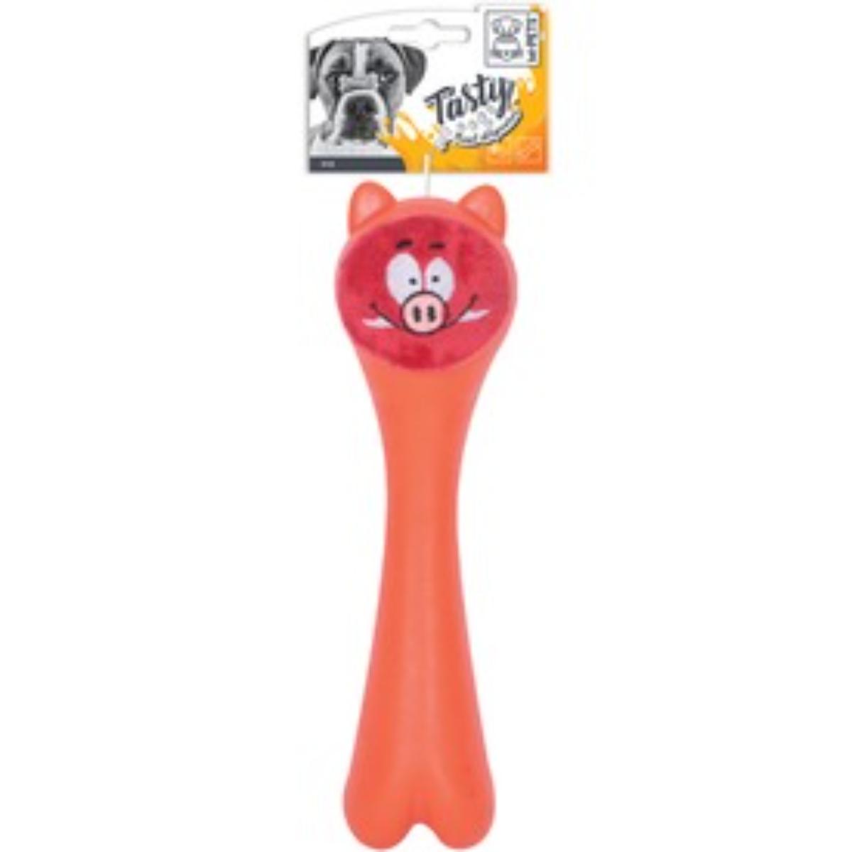 M-PETS Rob, jucărie interactivă câini, eliberare recompense, cauciuc M-PETS Rob, jucărie interactivă câini XS-L, eliberare recompense, cauciuc, portocaliu, 23.5cm - poza 1