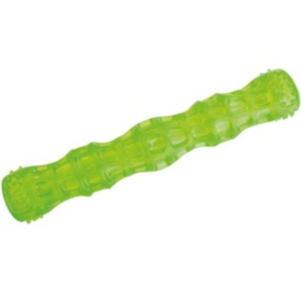 M-PETS Squeaky Stick, jucărie de ros câini S-M, dentiție, cauciuc, verde, 27.3cm - poza 2