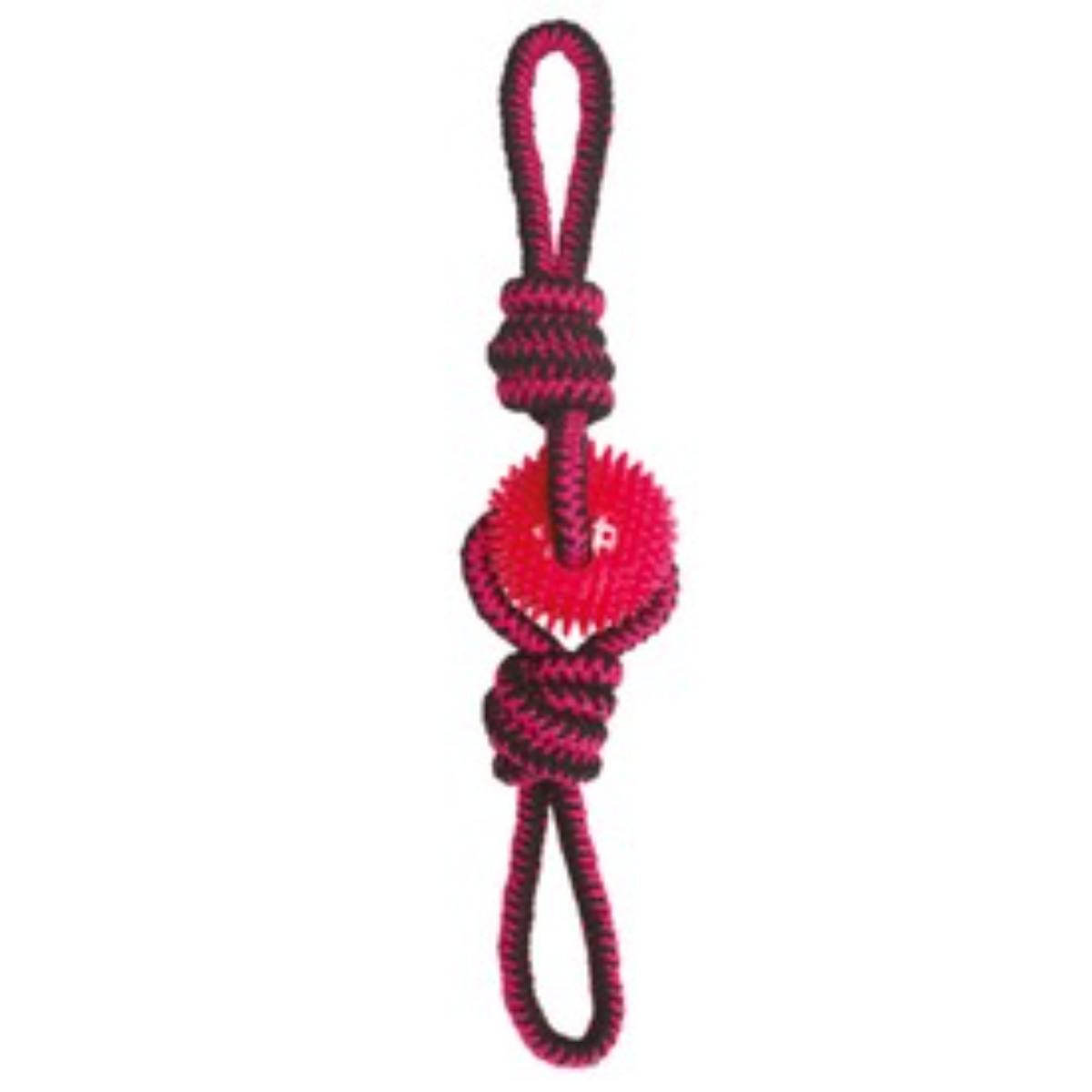 M-PETS Twist Prickly Trio, jucărie sfoară câini M-XL, activități fizice, dentiție, textil, diverse culori, 60cm - poza 1