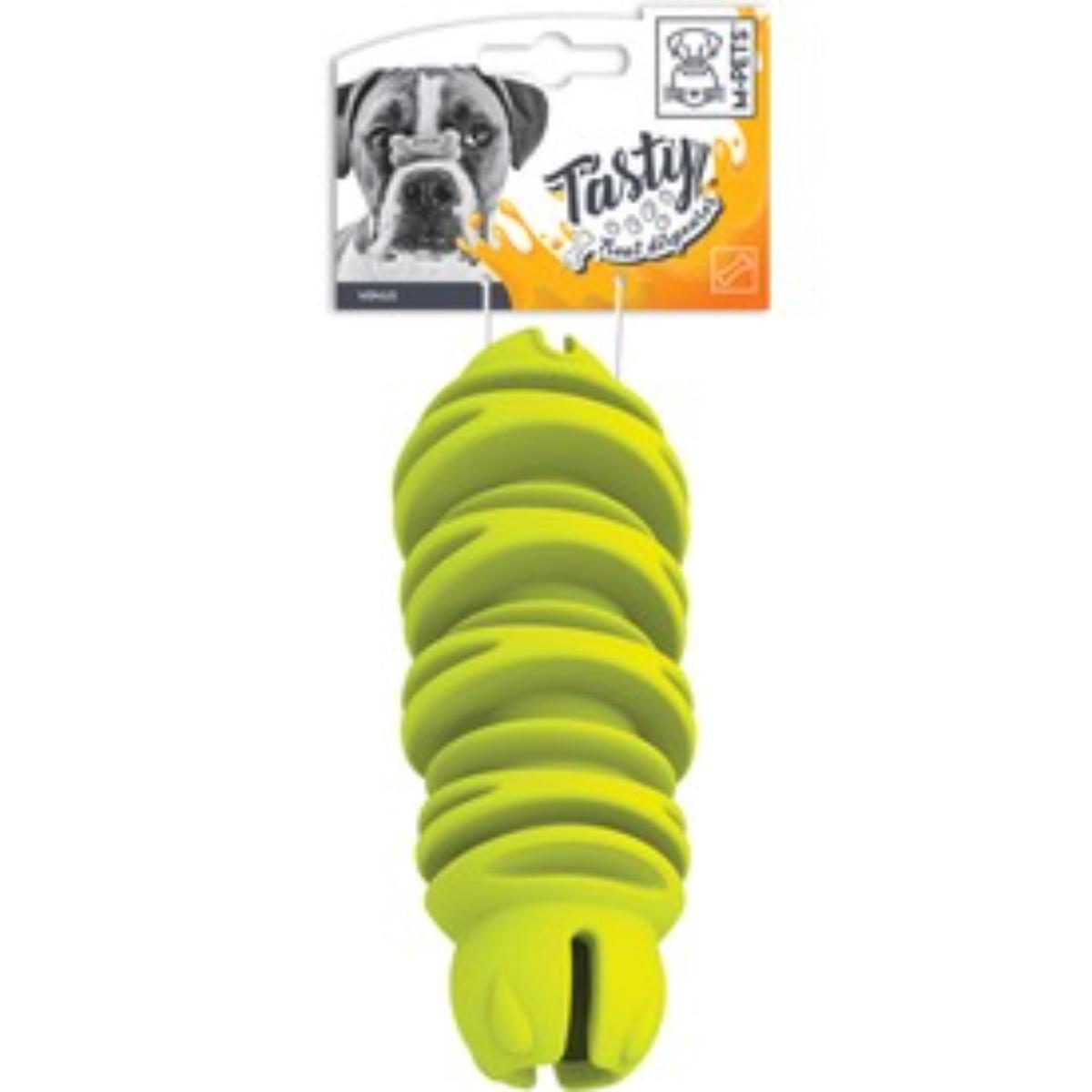 M-PETS Venus, jucărie interactivă câini S-L, eliberare recompense, dentiție, cauciuc, verde 6x6.1cm - poza 2