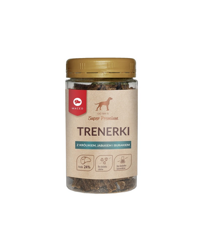 MACED Recompensa dresaj caine, cu iepure, mar, sfecla rosie 150 g