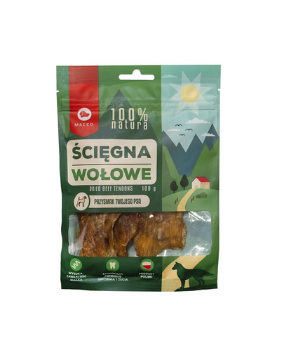 MACED Recompense pentru caini, vita uscata 100 g