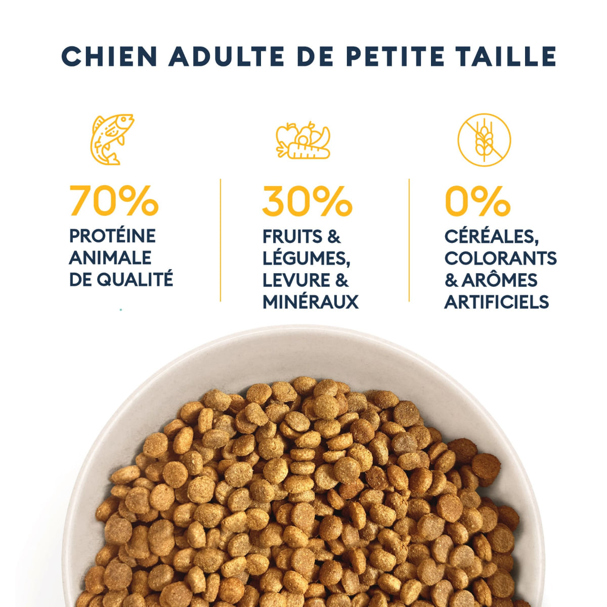 MARLY&DAN Adult Small Breed, XS-S, Somon, hrană uscată fără cereale câini, 4kg - poza 4