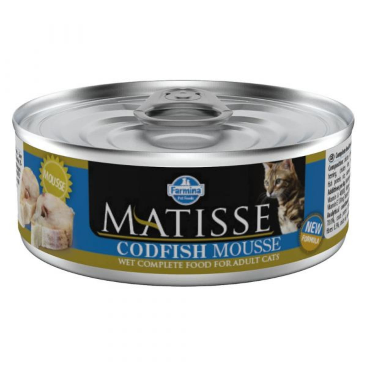 MATISSE, Cod, conservă hrană umedă pisici, (pate), 85g - poza 3