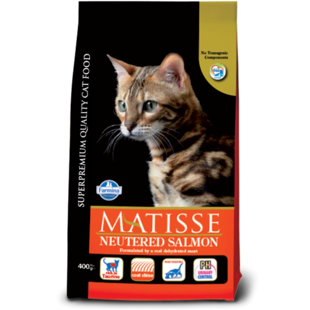 MATISSE Neutered, Somon, hrană uscată pisici sterilizate, 400g - poza 1