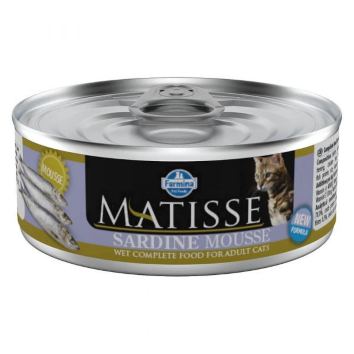 MATISSE, Sardine, conservă hrană umedă pisici, (pate), 85g - poza 3