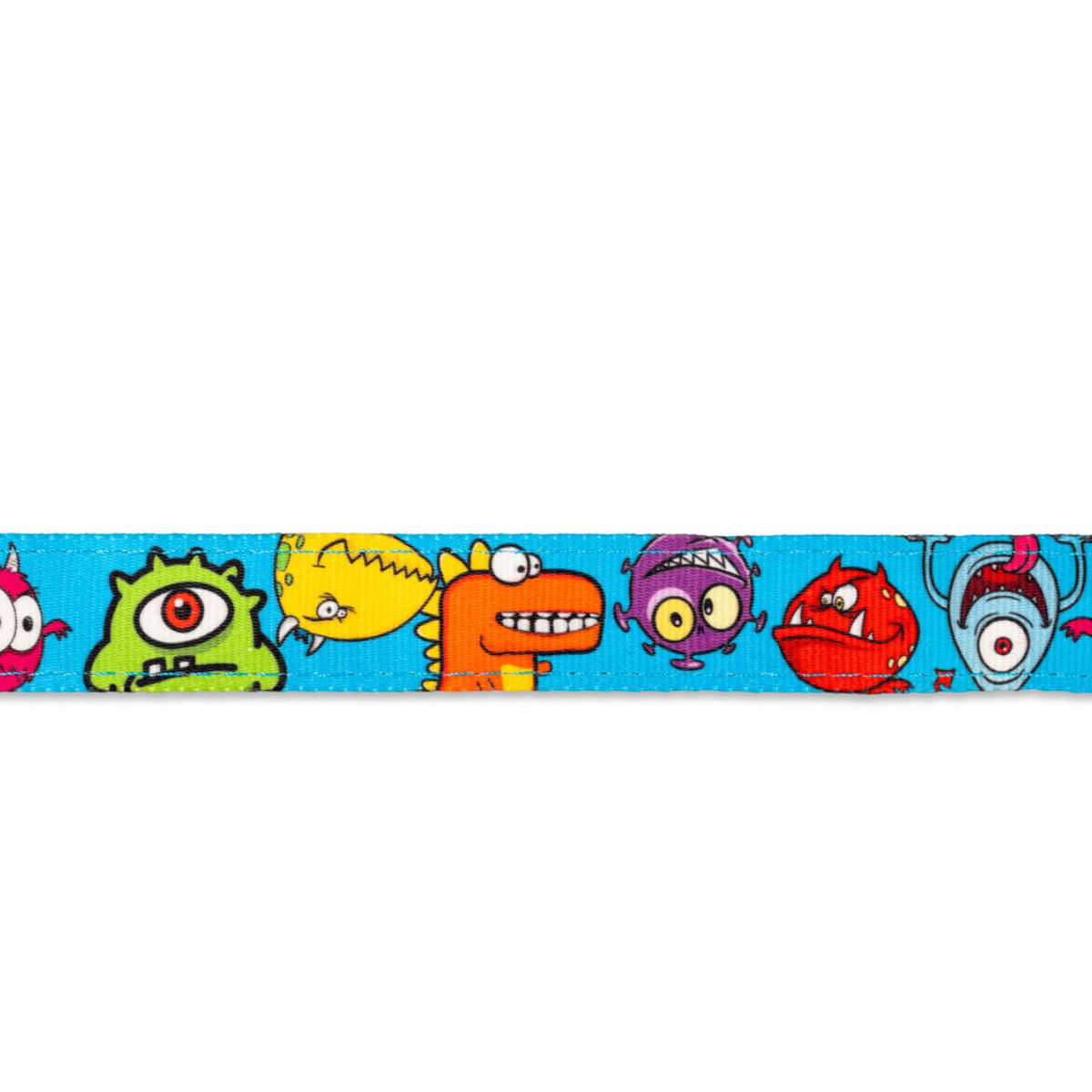 MAX & MOLLY Little Monsters, lesă câini, poliester, albastru, M(1.2m x 2cm) - poza 5