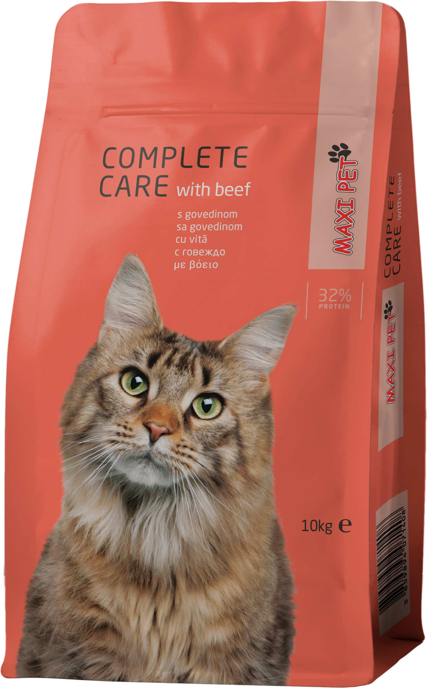 MAXI PET Complete Care Vită şi Legume, hrană pentru pisici adulte