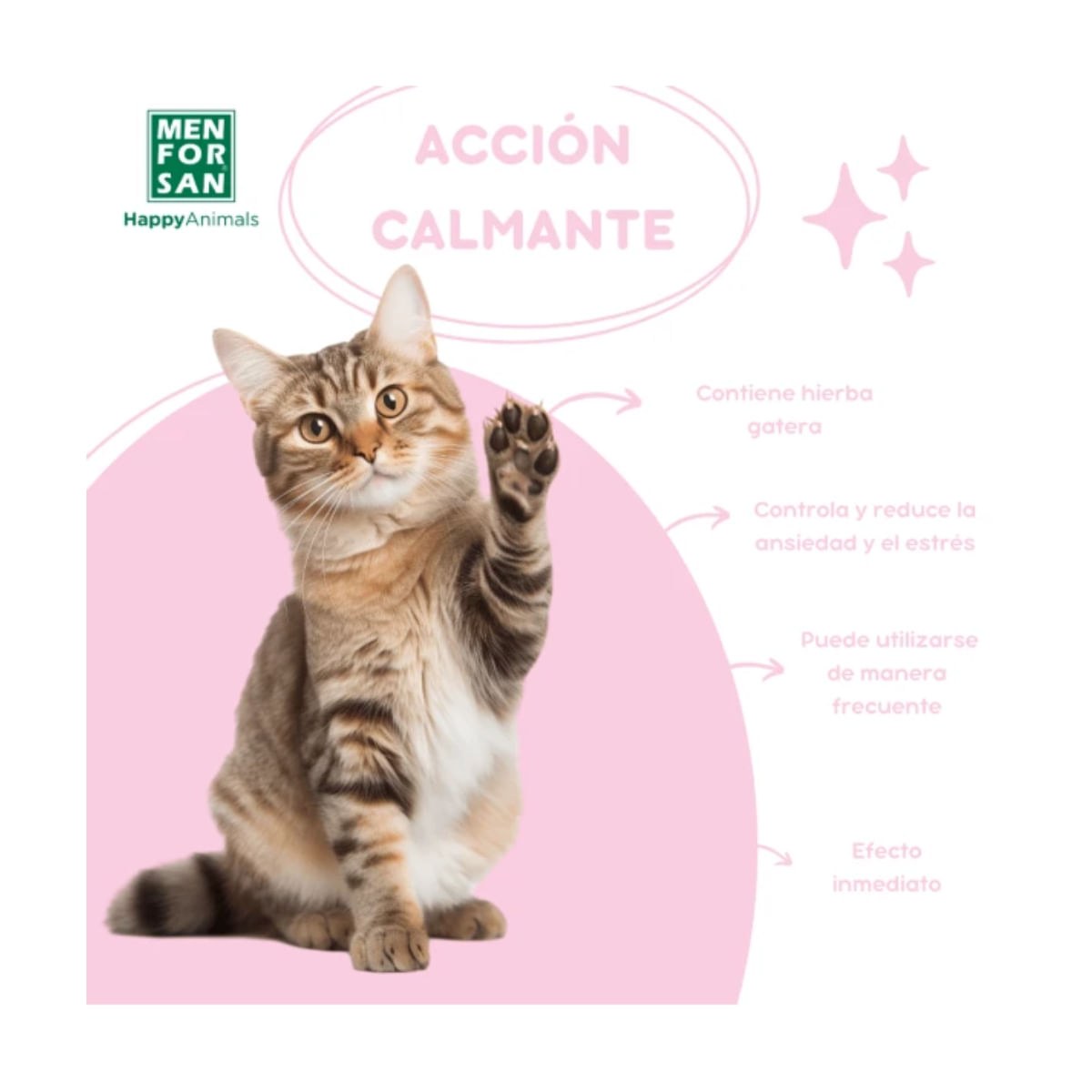 MENFORSAN Anti- Stress Cat Ambiental, supliment sistem nervos & calmante pisici, spray MENFORSAN Anti- Stress Cat Ambiental, supliment sistem nervos & calmante pisici, flacon, 125ml spray - poza 4