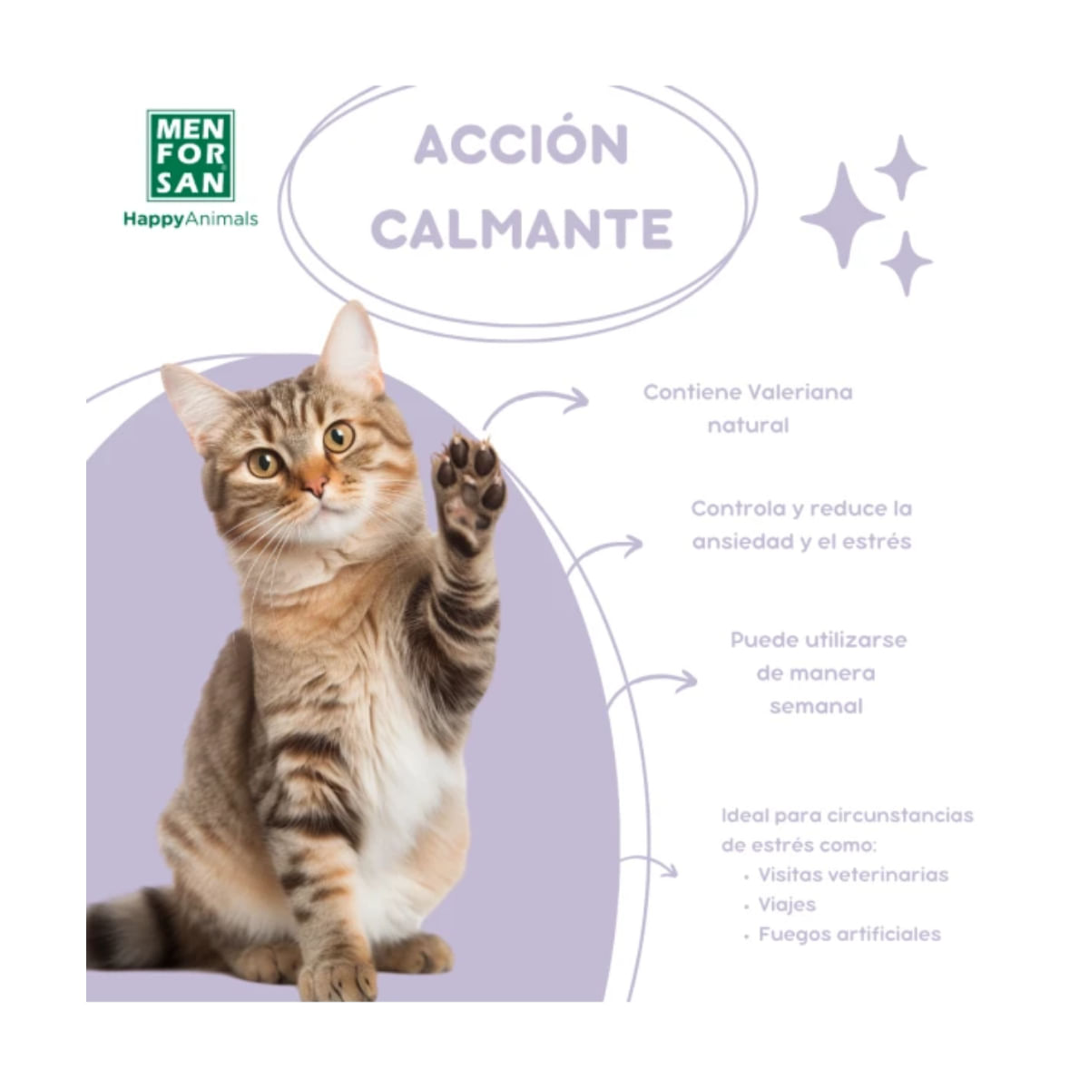 MENFORSAN Calming Spot-on, supliment sistem nervos & calmante pisici, pipete MENFORSAN Calming Spot-on, supliment sistem nervos & calmante pisici, blister, 2buc pipete - poza 4