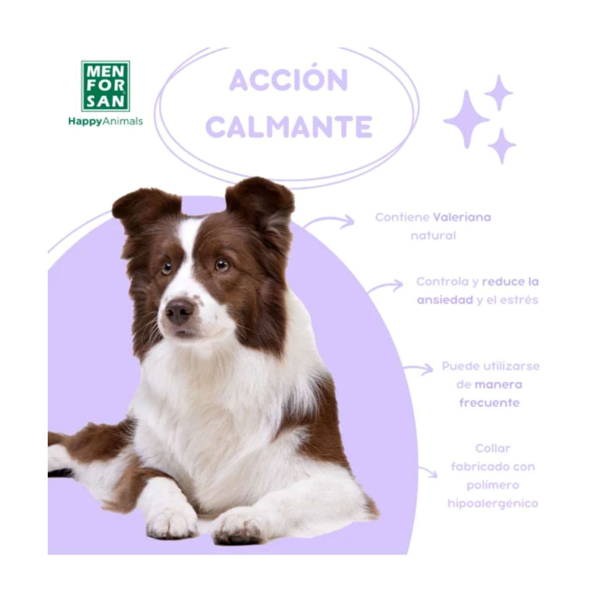 MENFORSAN Zgarda Calmanta 57cm, supliment sistem nervos & calmante câini, zgardă MENFORSAN Zgarda Calmanta 57cm, XS-L, supliment sistem nervos & calmante câini, cutie, 1buc zgardă - poza 4