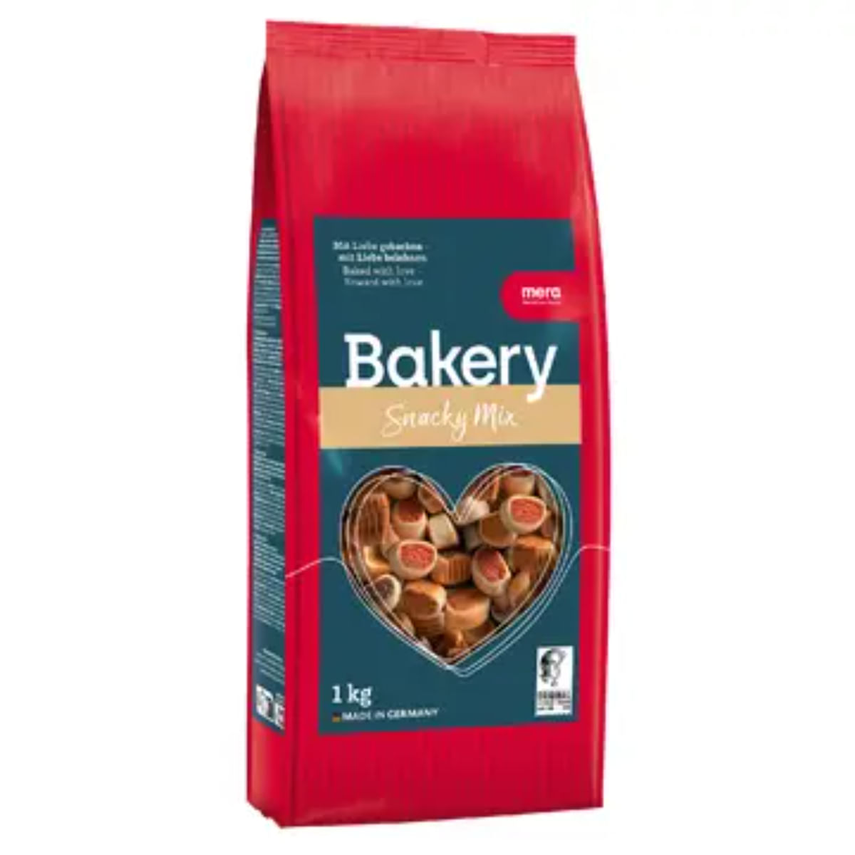 MERA Bakery Snacky Mix, XS-XL, Pește și Carne, recompense câini, 1kg - poza 1