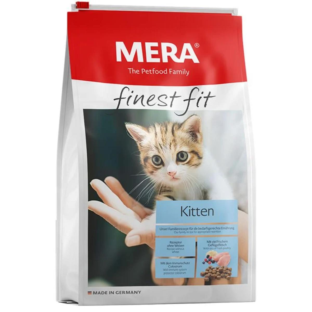 MERA Finest Fit Kitten, Pui, hrană uscată pisici junior, 4kg - poza 2