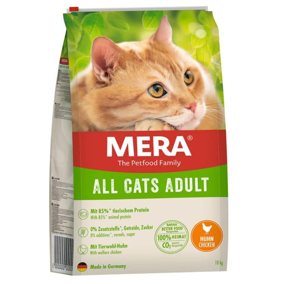 MERA, Pui, hrană uscată fără cereale pisici, 10kg - poza 2