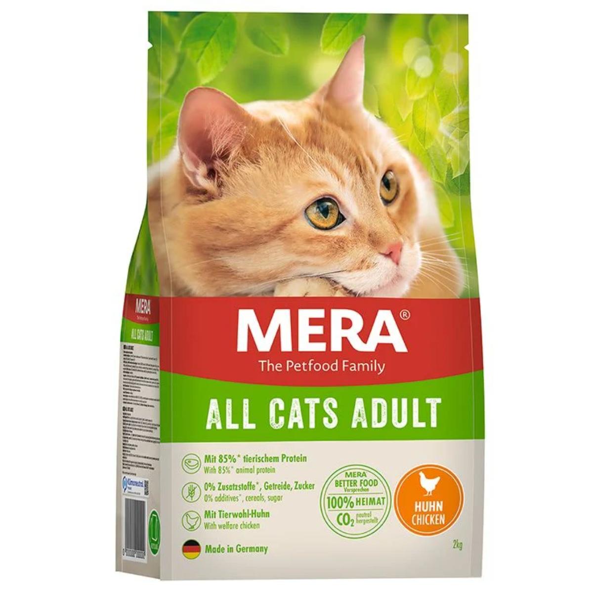 MERA, Pui, hrană uscată fără cereale pisici, 2kg - poza 2