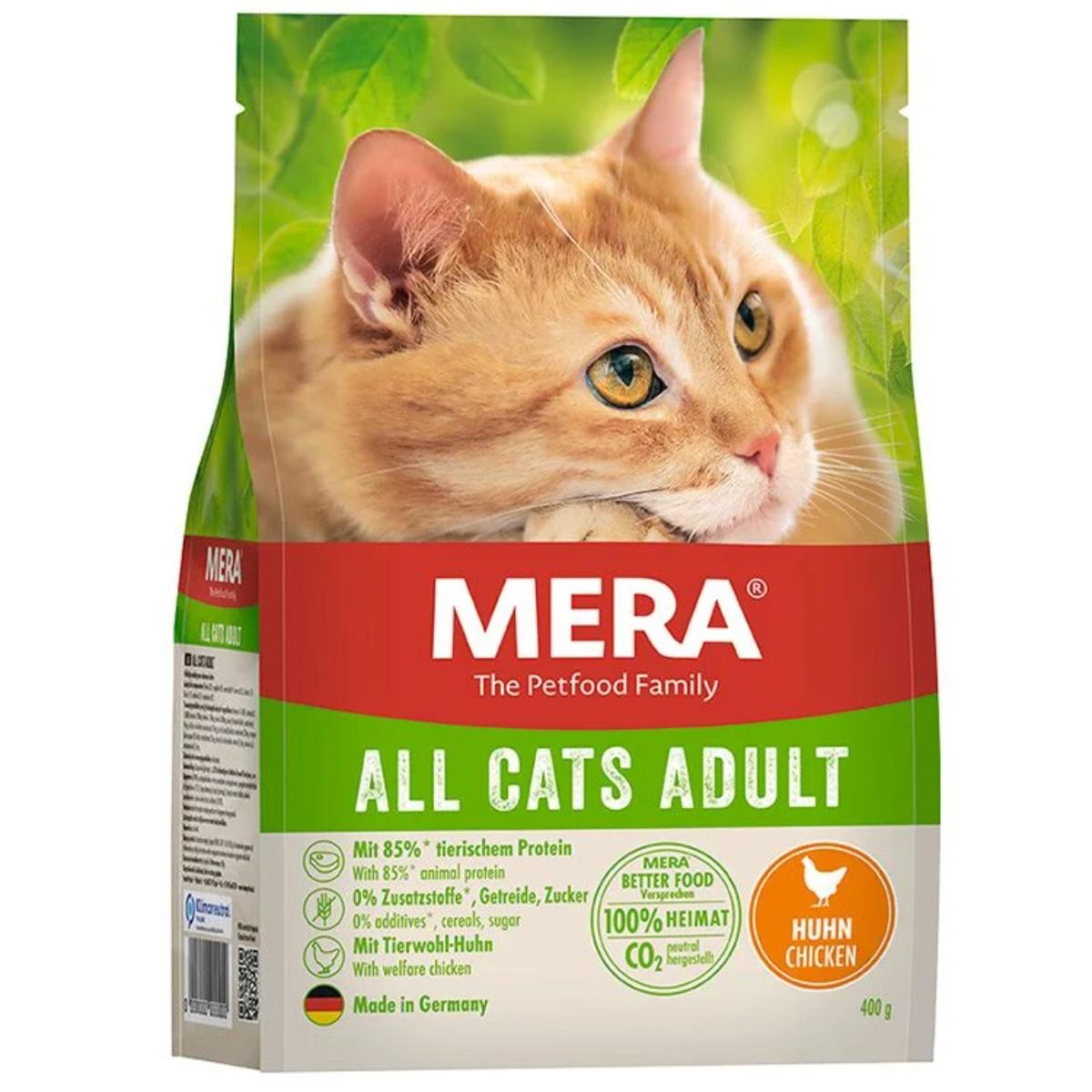 MERA, Pui, hrană uscată fără cereale pisici, 400g - poza 1