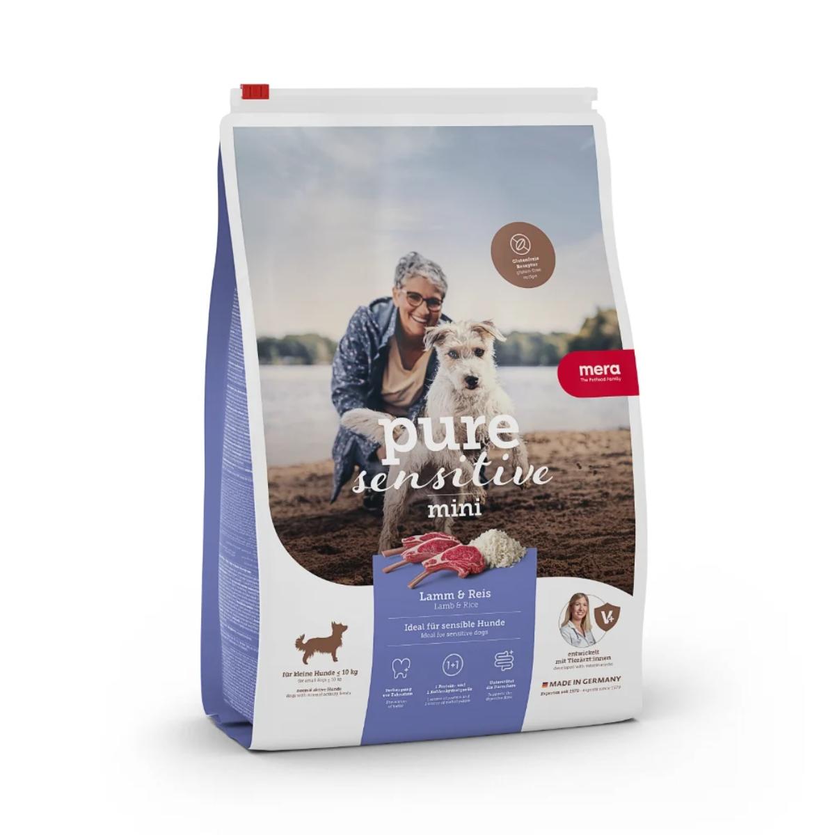 MERA Pure Sensitive, XS-S, Miel și Orez, hrană uscată câini, alergii, 4kg - poza 2