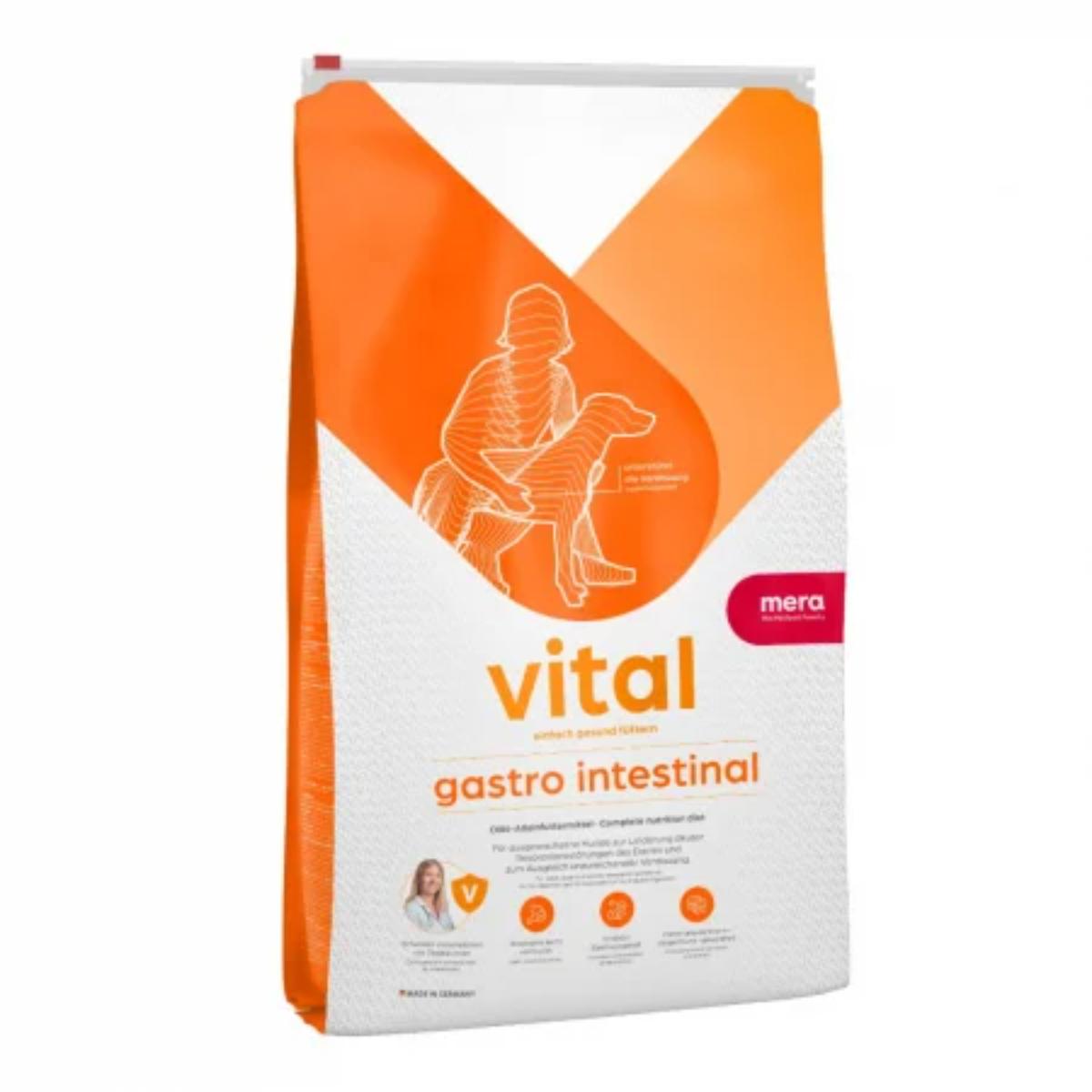 MERA Vital Gastro Intestinal, XS-XL, Pui, dietă veterinară, hrană uscată câini, sistem digestiv, 10kg - poza 1