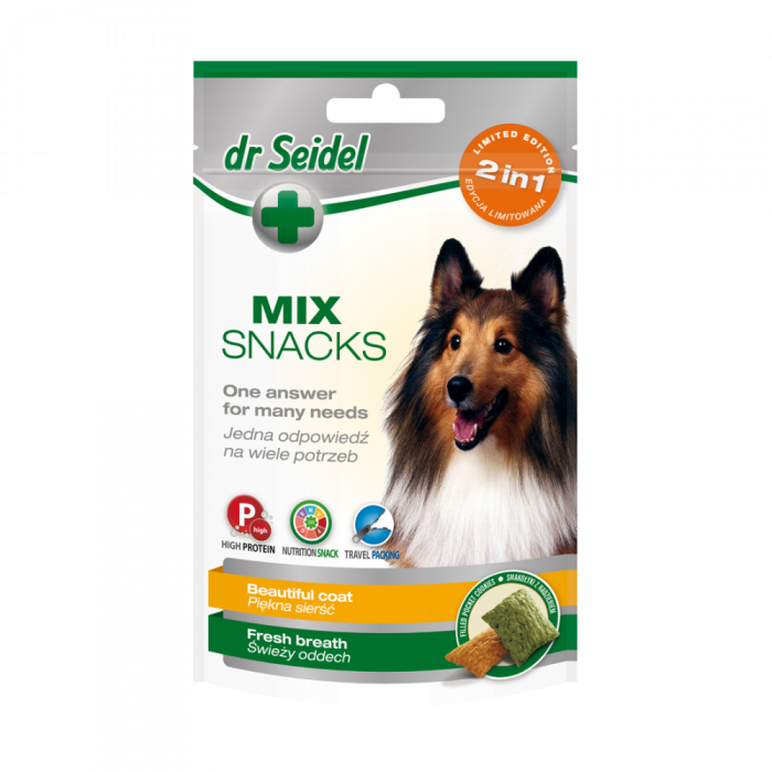 MIX Recompense Blana frumoasa Respiratie proaspata pentru caini, Dr. Seidel, 90g