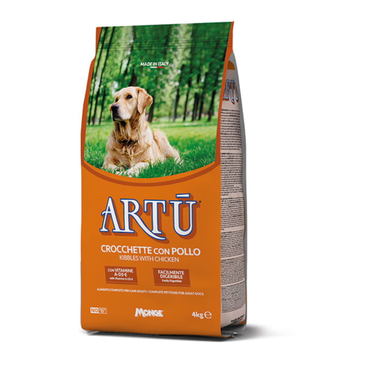 MONGE Artu, XS-XL, Pui, hrană uscată câini, 20kg - poza 1