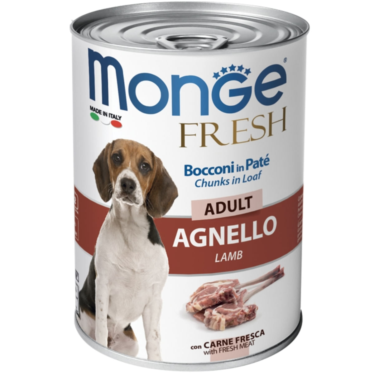 MONGE Fresh, XS-XL, Miel, conservă hrană umedă câini, (în suc propriu), 400g - poza 2