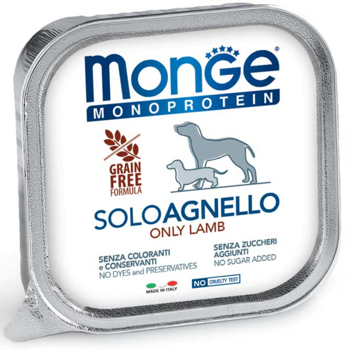 MONGE Monoprotein, XS-XL, Miel, tăviță hrană umedă monoproteică fără cereale câini, (pate), bax, 150g x 24buc - poza 1