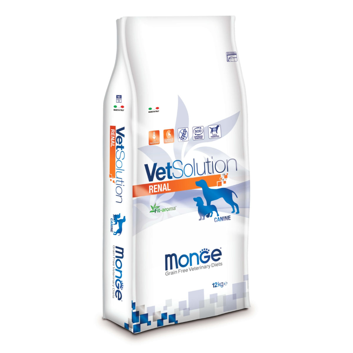 MONGE VETSOLUTION Renal, XS-XL, Pui, dietă veterinară, hrană uscată fără cereale câini, sistem renal, 12kg - poza 2