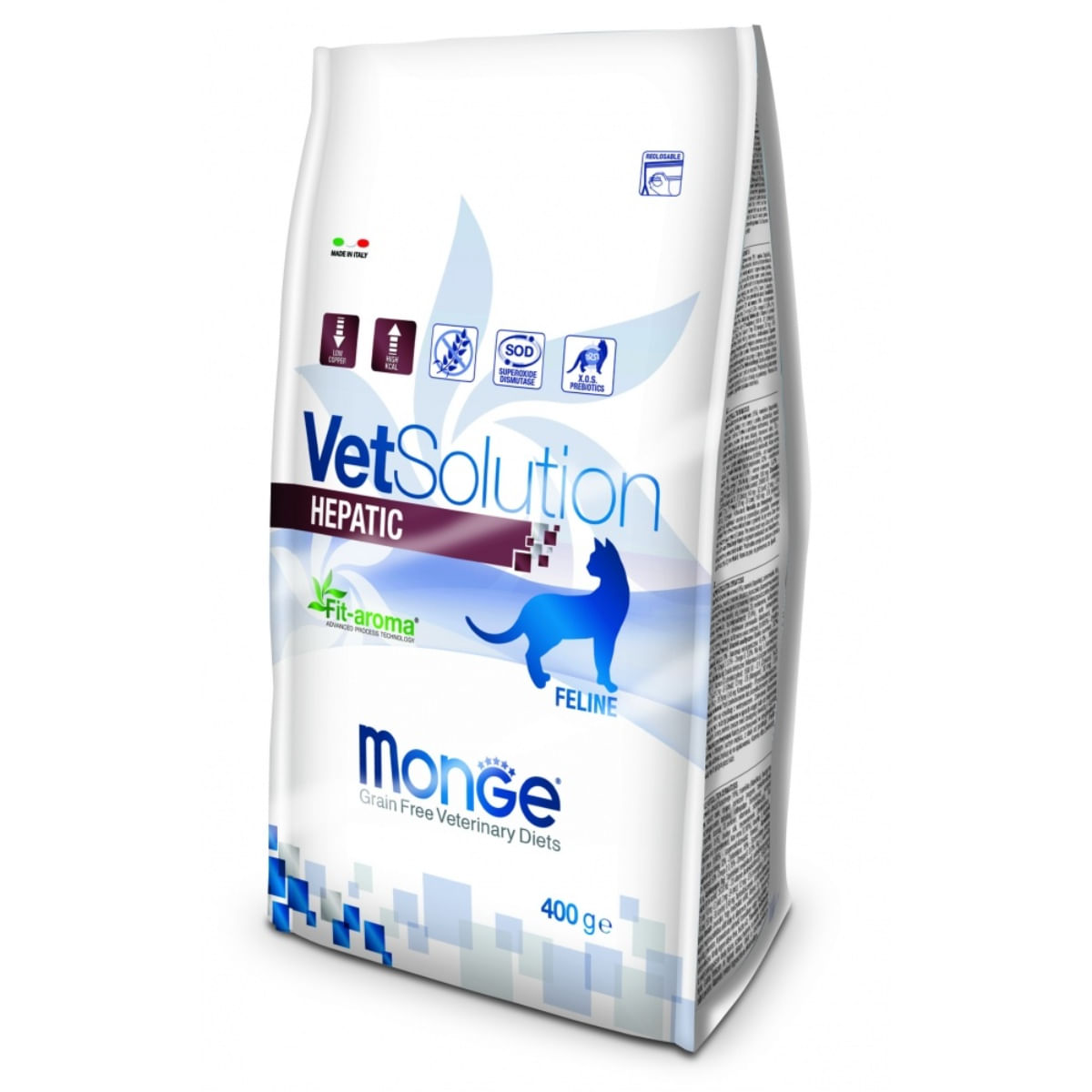 MONGE VETSOLUTION VetSolution Hepatic, Pui, dietă veterinară, hrană uscată fără cereale pisici, sistem hepatic, 1.5kg - poza 2