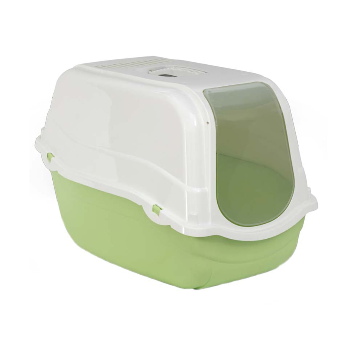 MP BERGAMO Romeo, litieră acoperită pisici, verde, 57x39x41 cm - poza 2
