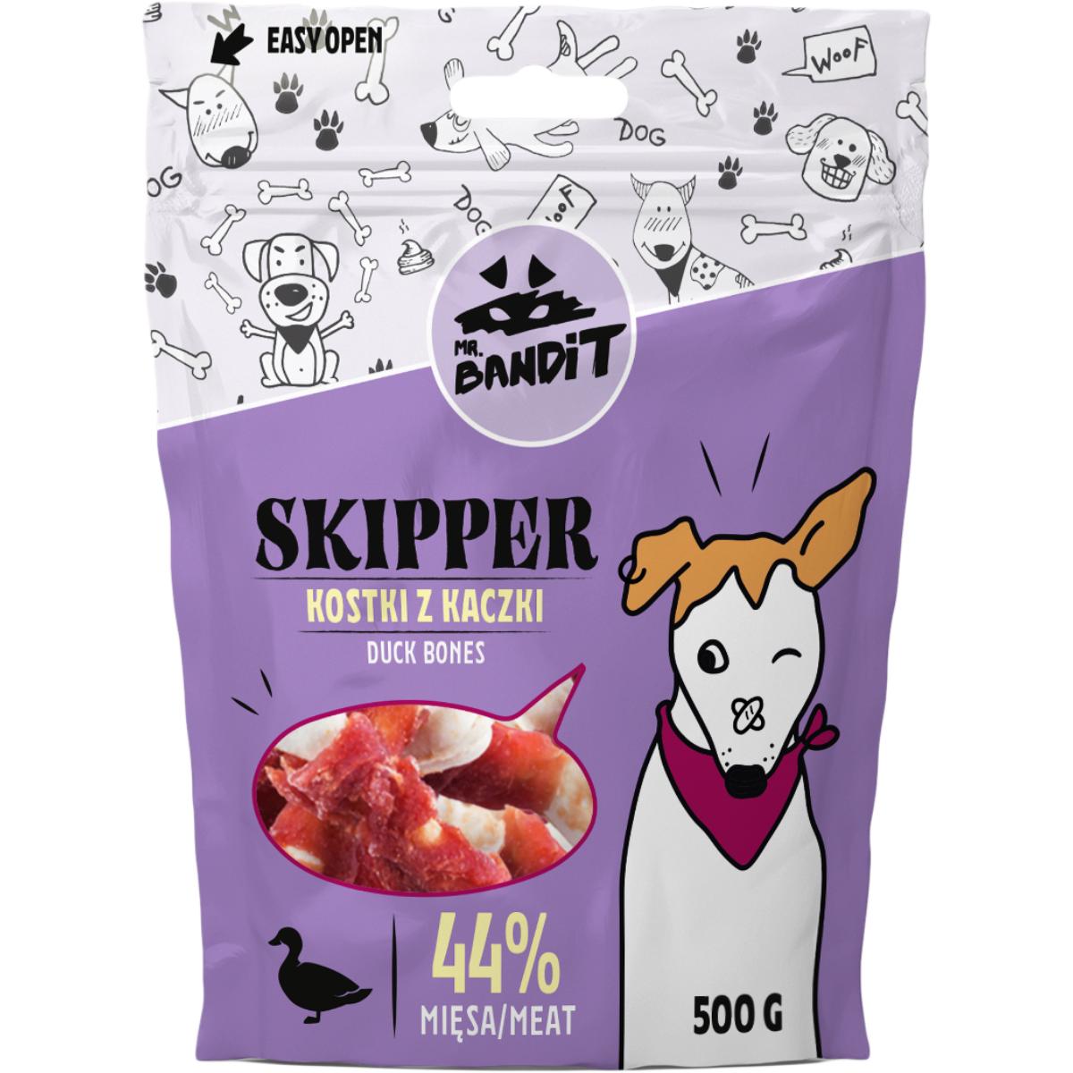 MR BANDIT Skipper, XS-XL, Rață, punguță recompense câini, 500g - poza 1