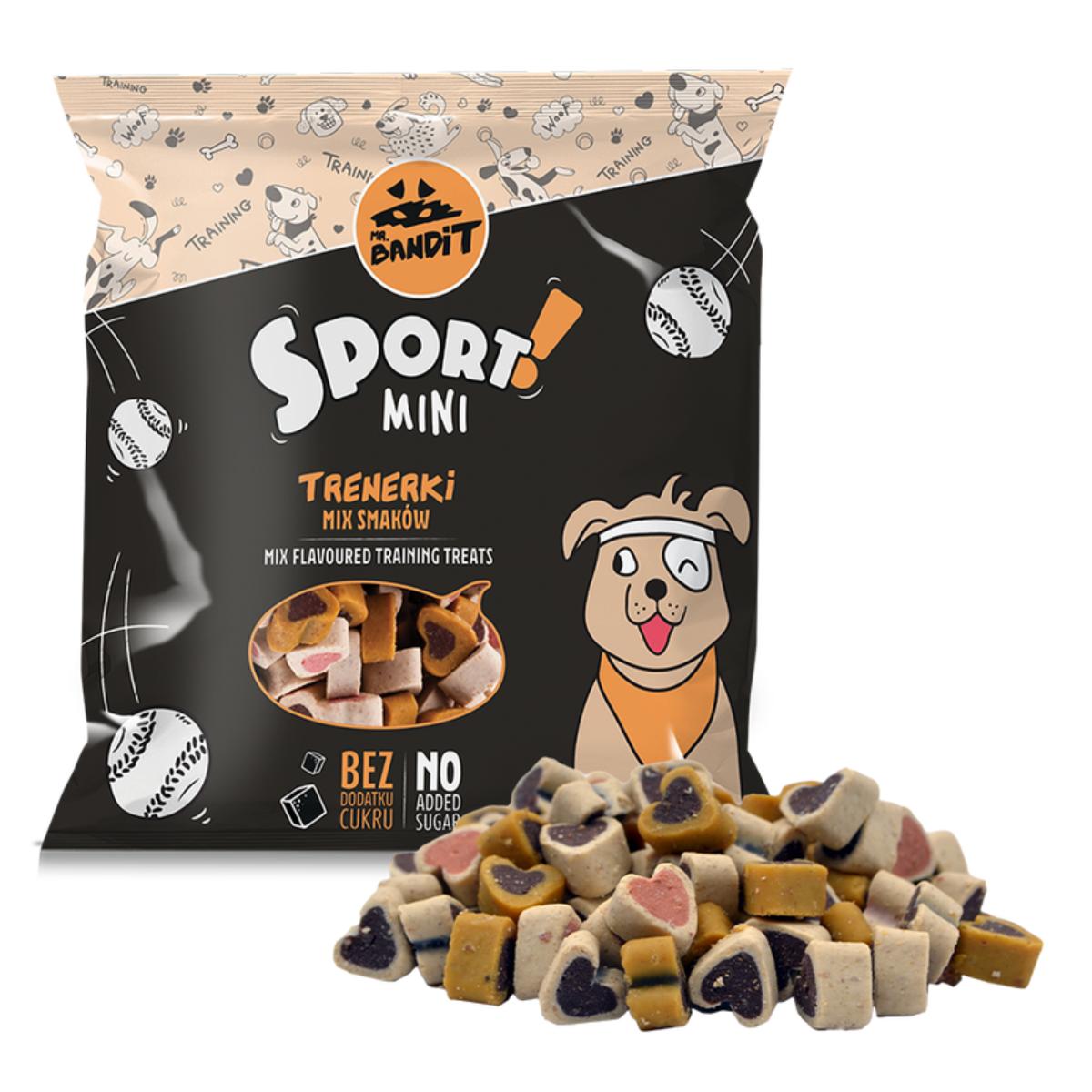 MR BANDIT Sport Mini Training Mix, XS-S, Carne, punguță recompense câini, 150g - poza 2