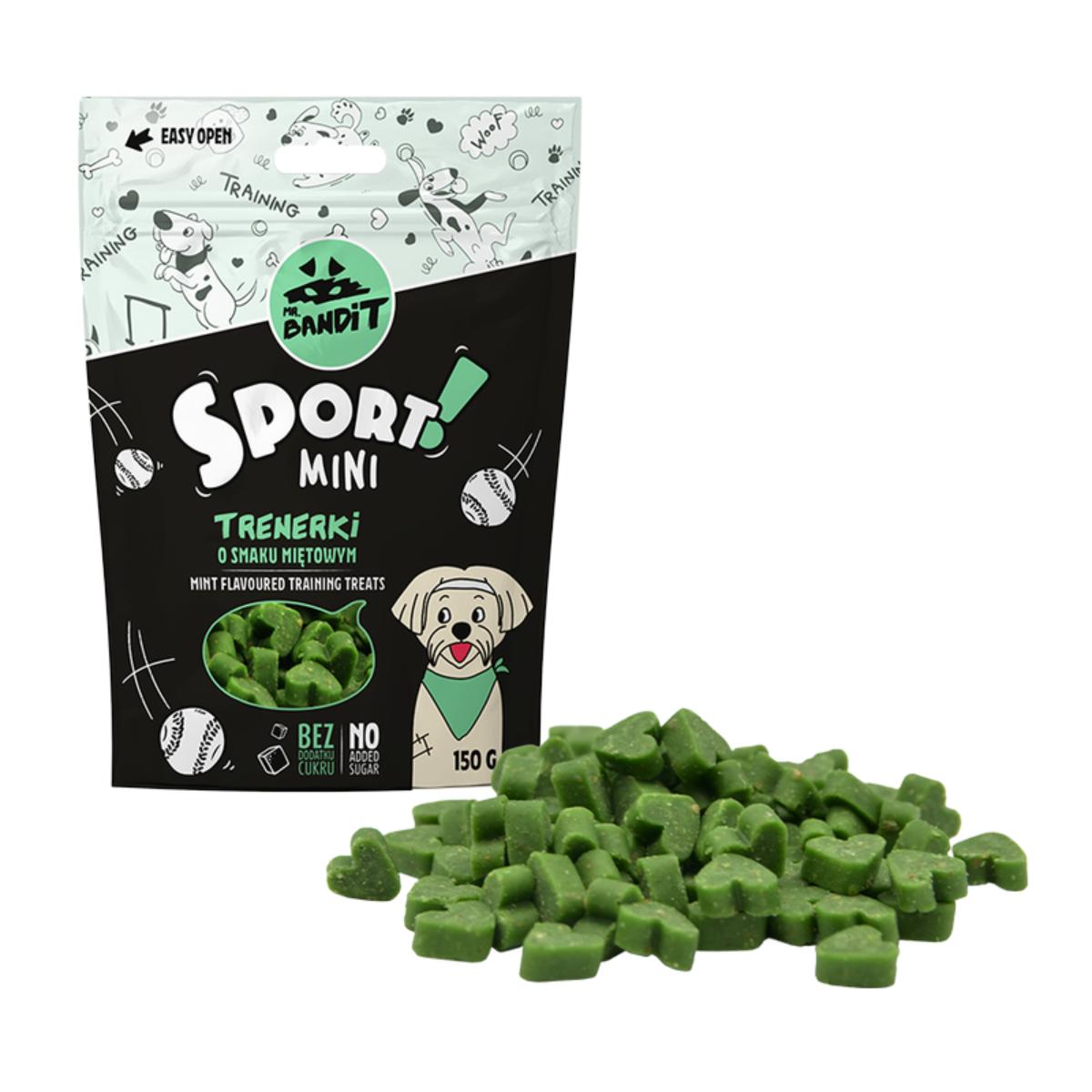 MR BANDIT Sport Mini Training, XS-S, Mentă, punguță recompense câini, 150g - poza 2