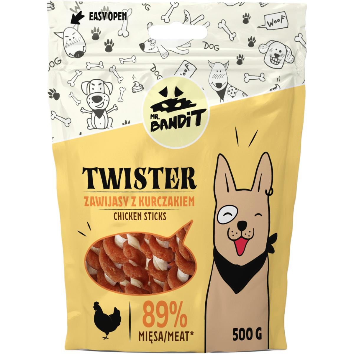 MR BANDIT Twister, XS-XL, Pui, punguță recompense câini, 80g - poza 1