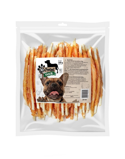 MR. PRETZEL Baton învelit cu pui 500 g recompense pentru câini