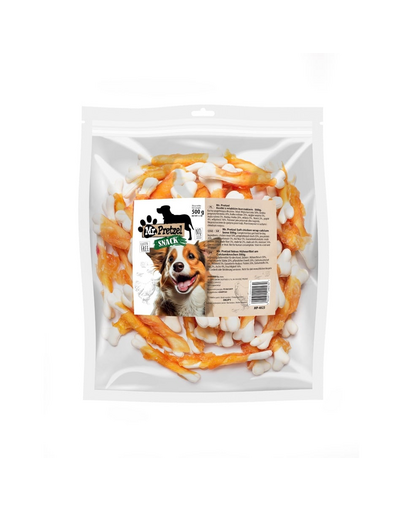 MR. PRETZEL Cuburi moi pentru câini 500 g cu pui