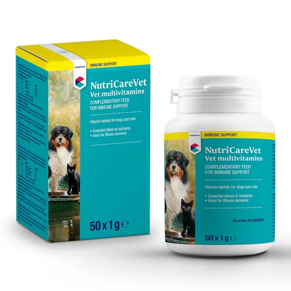 Multivitamine pentru caini pisici NutriCareVet 50 tablete