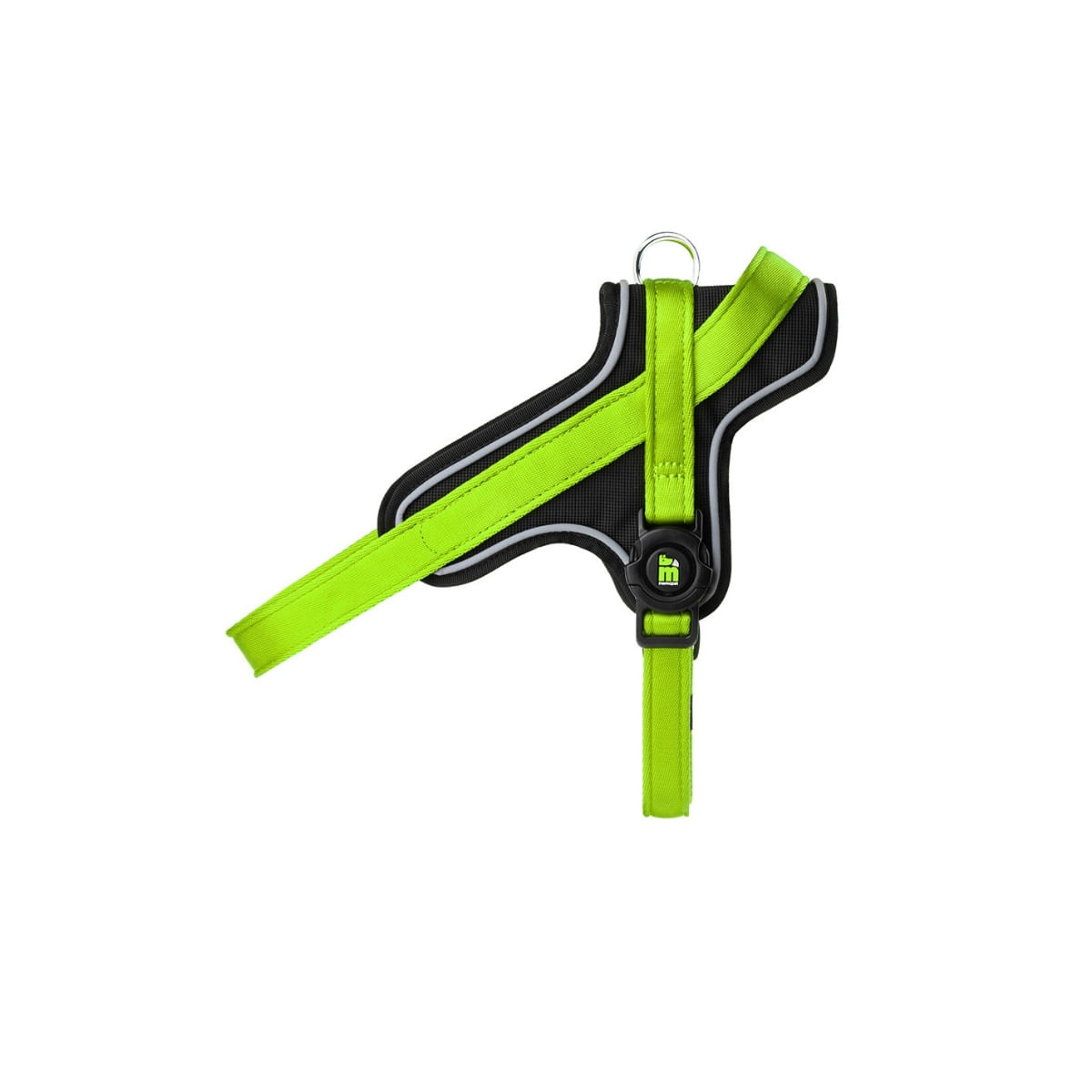 MYFAMILY Memopet, ham câini MYFAMILY Memopet, ham cu NFC câini, textil, L, 60-80cm, verde - poza 3