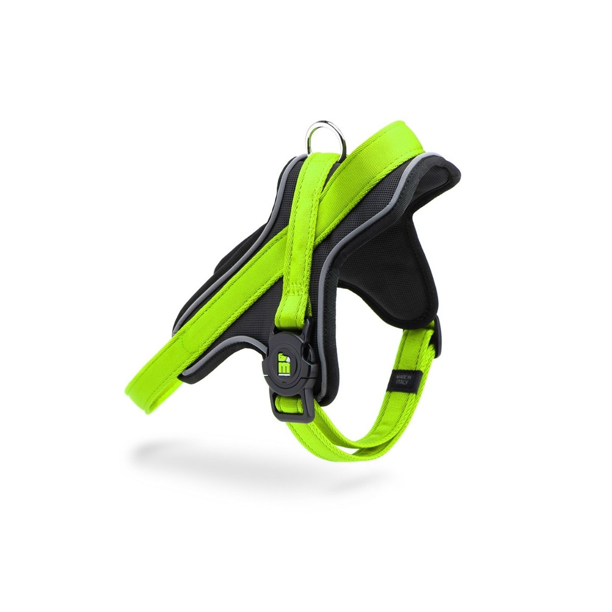 MYFAMILY Memopet, ham câini MYFAMILY Memopet, ham cu NFC câini, textil, M, 45-60cm, verde - poza 2